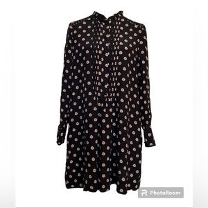 KATE SPADE floral midi long sleeves  dress size small